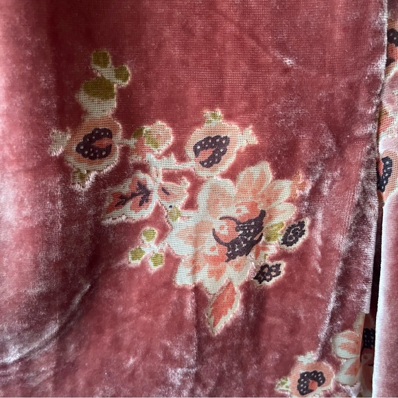 NEW Anthropologie x Hutch Floral Burnout Velvet Wide Leg Pants size XL - Picture 8 of 12